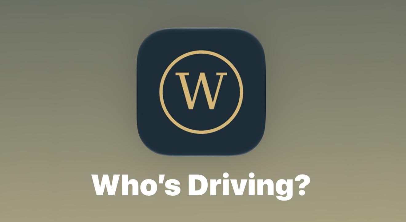 Who's Driving? app by Lisa J. Smith